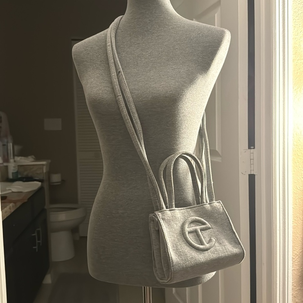 Telfar Ugg lightly used Gray Small Shopper